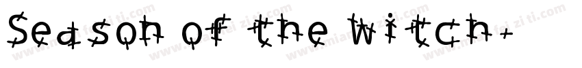 Season of the Witch字体转换